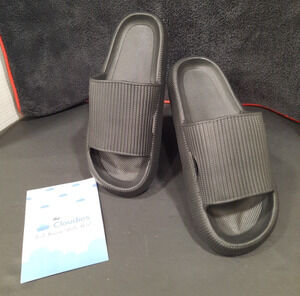 Cloudies The Original Sandal Spa Pool Friendly SIZE 42-43 BLACK UNISEX